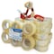 Idl Packaging 2in x 110 yd 2.6 mil Clear Sealing Packing Tape, and HD Tape Dispenser with Comfy Handle, 36PK C-1226-110 + T235 - alternate 2